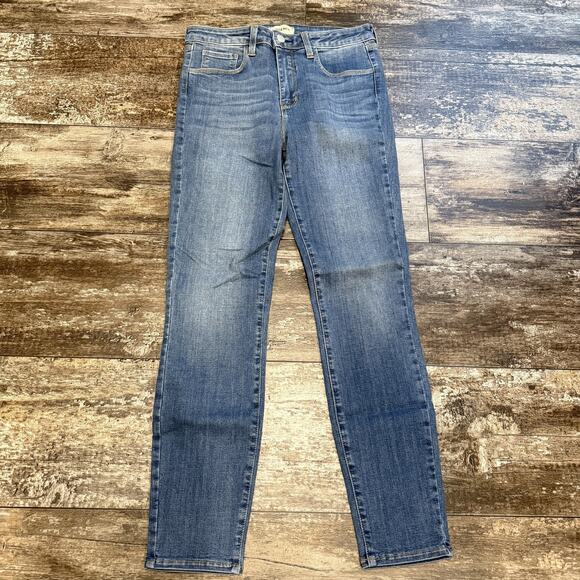 L'Agence Margot Jeans Womens 27 Blue High Rise Skinny Light Vintage Stretch NWT - Picture 1 of 11